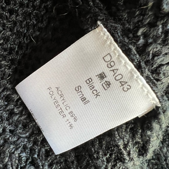 Black Woven Cardigan in Small EUC - Picture 4 of 4
